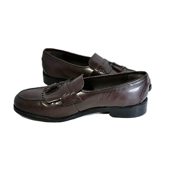 Bostonian Dress Flex Men’s Tassel Loafers Brown Leather Size 11M - Picture 1 of 4